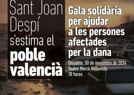 Cartell Gala Solidària Dana