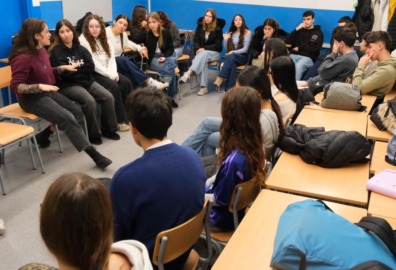 Taller de sensibilització sobre les violències masclistes per a alumnat de batxillerat