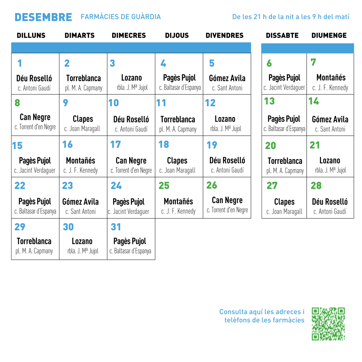 FarmàciesDesembre