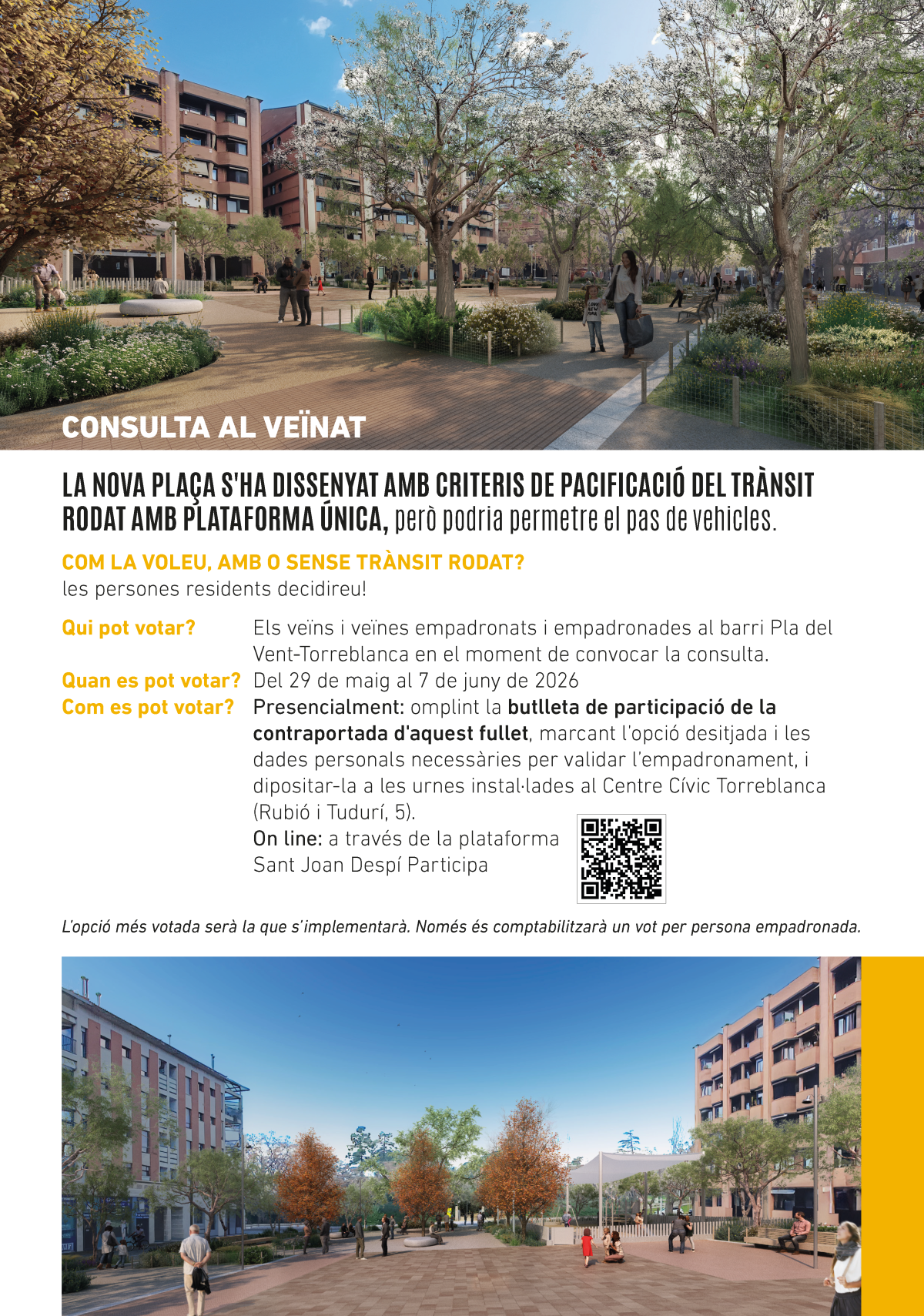 Projecte de reforma de la plaça de Maria Aurèlia Capmany