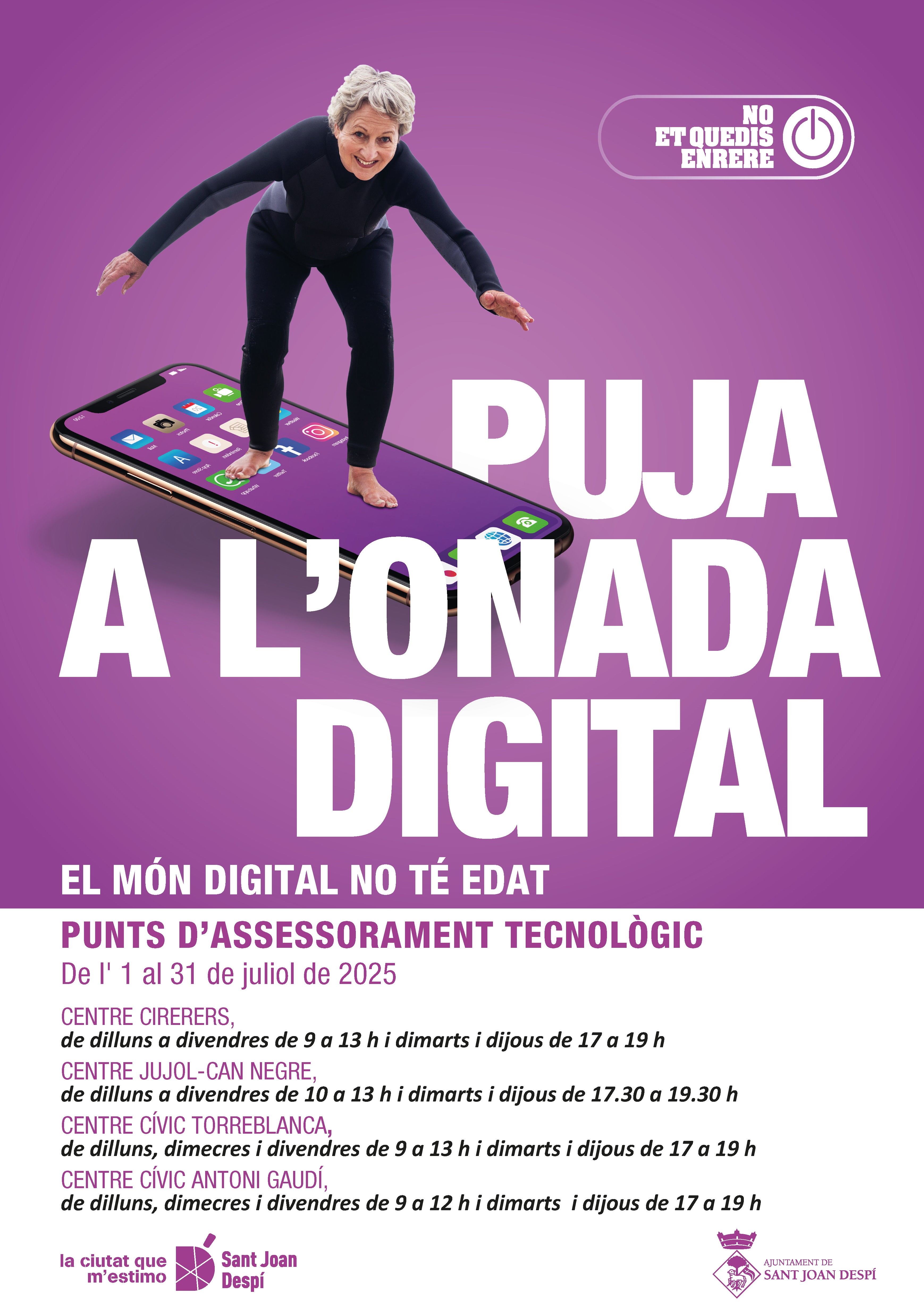 Punts d'assessorament tecnològic per a la gent gran