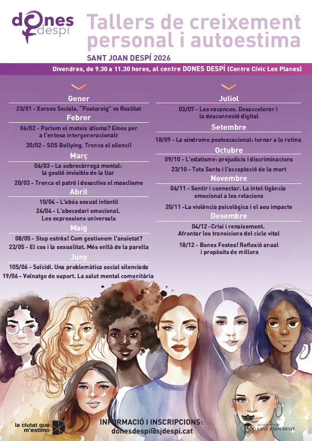 Tallers creixement dones 2026