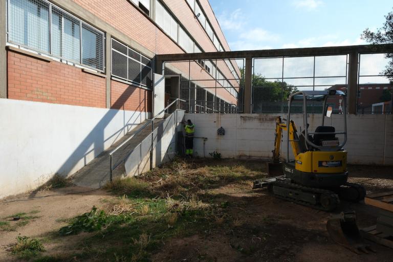 Treballs de millora a les escoles perquè estiguin a punt a l'inici del nou curs escolar