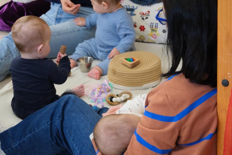 Imatge de la nova aula de l'escola bressol El Timbal
