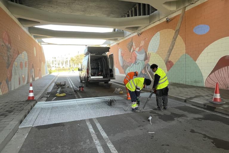 La Generalitat fa obres a diferents carrers de Sant Joan Despí per crear un perímetre de control dels senglars