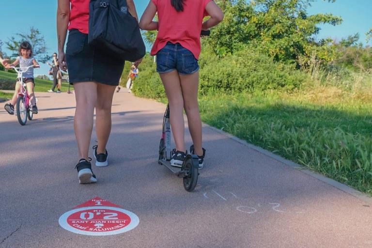 Un nou camí saludable connectarà els quatre grans parcs de la ciutat