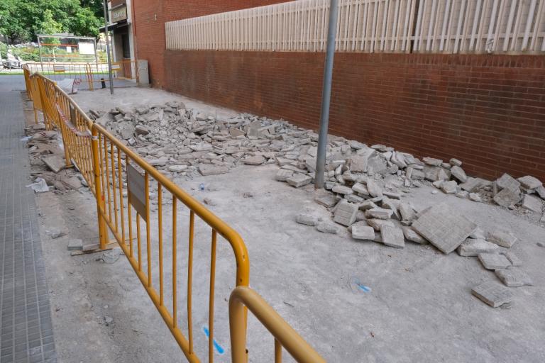Comencen les obres de remodelació del sector Grup Sant Pancraç