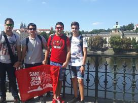 Javi, Alex, Eric i Sergio- Praga (República Txeca)