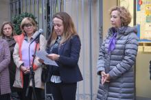 Lectura del manifest del Dia Internacional contra les Violències Masclistes