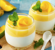 Mousse de mango i coco