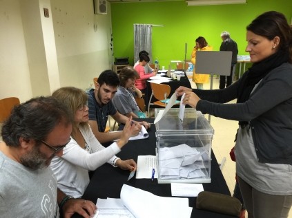 La ciutadania, convocada a les urnes per exercir el dret al vot 