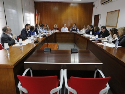 Un moment de la reunió dels representants de l'acord