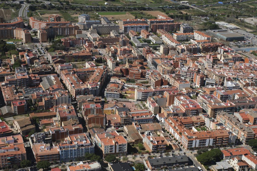 Imatge aèria de la ciutat