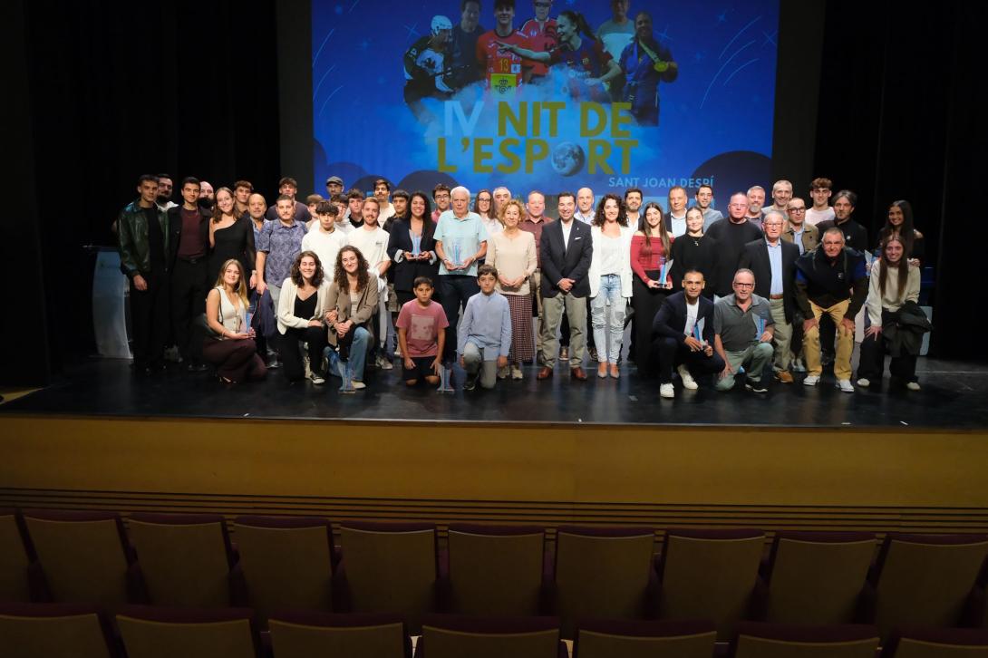 Reconeixement a la trajectòria i èxits d'esportistes i equips de la ciutat en la 4a Nit de l'Esport