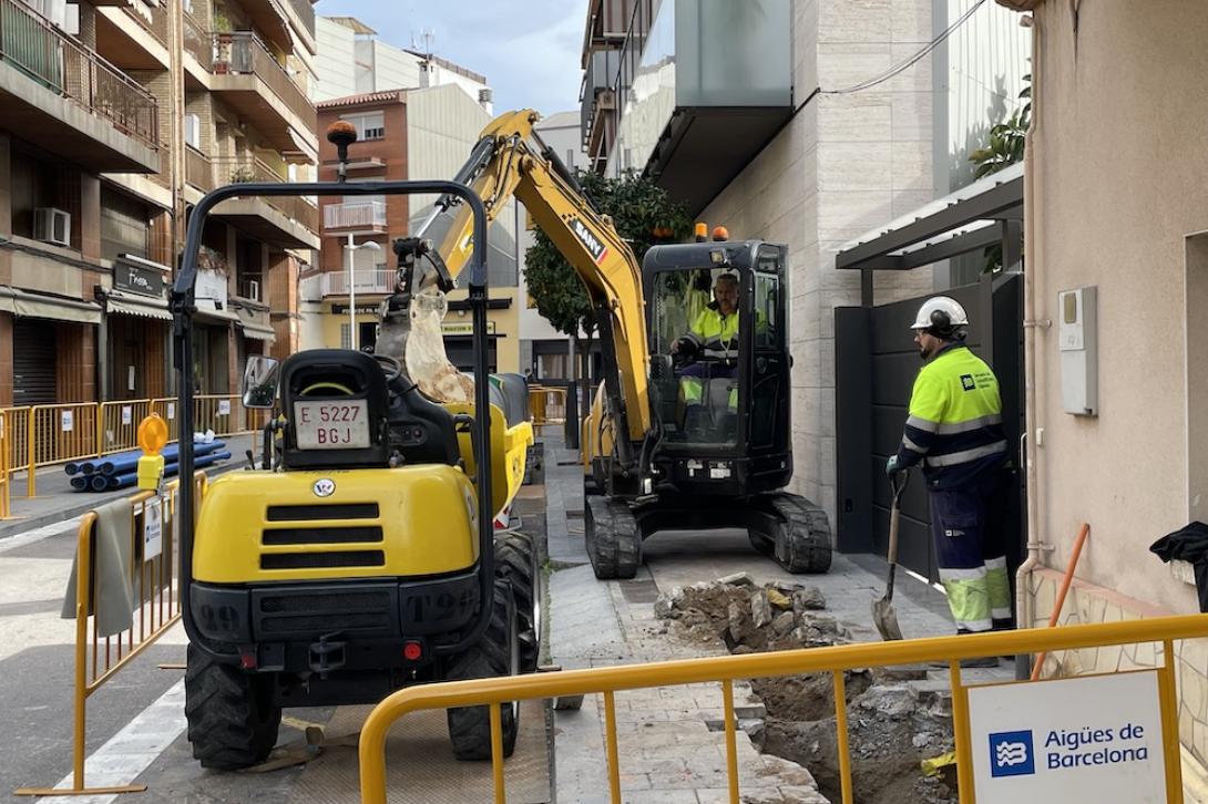 Obres de millora i renovació de la xarxa d'aigua potable