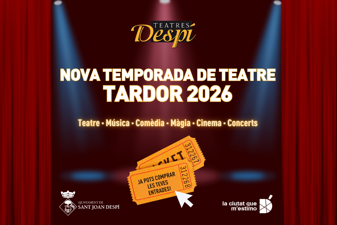 temporada de tardor a teatresdespi.cat